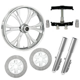 RC Components 23" Wheel Tire Rotor w/ Raked Triple Trees Lowers & Sliders