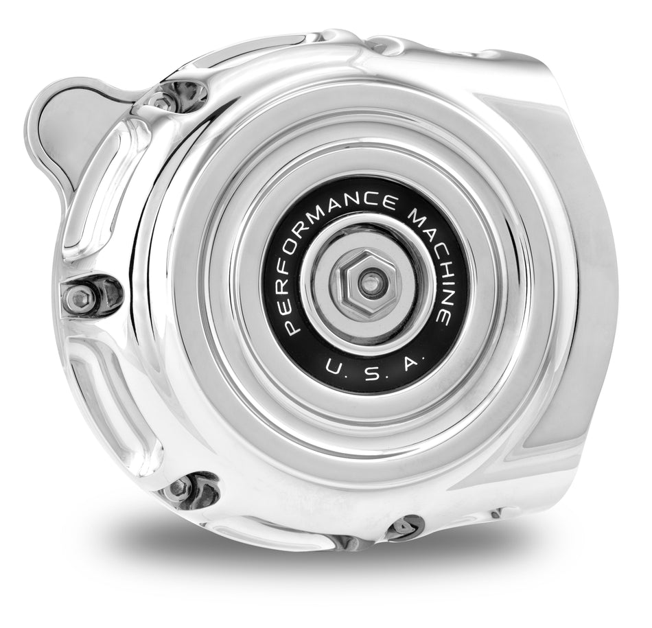 Performance Machine PM Chrome Vintage Air Cleaner Harley Twin Cam EVO 93-17