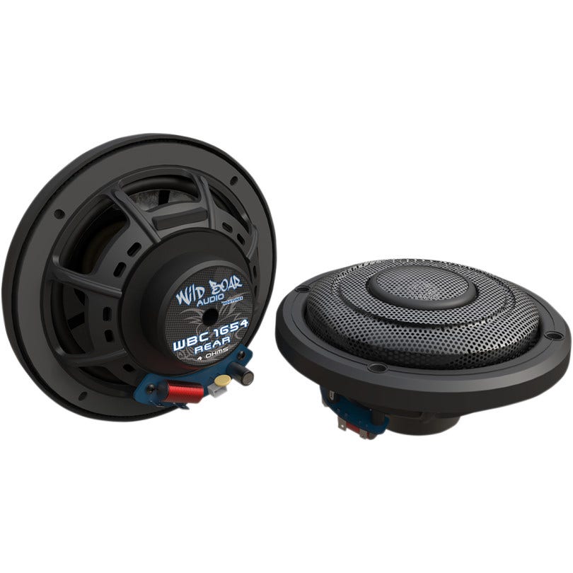 HogTunes Wild Boar WBC 1654 6.5" 150 Watt Rear Speakers Harley Ultra 14-19