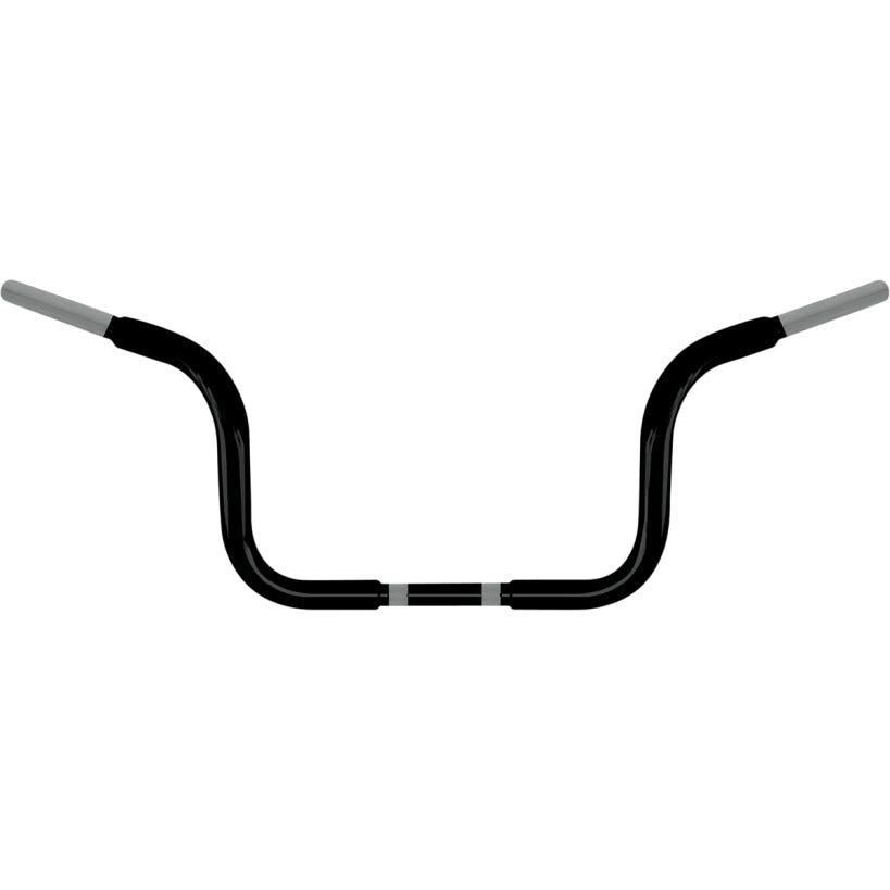 Wild 1 One Chubby Black WO575B 10" Rise Bagger Handlebars Bars 96-13 FLH/T