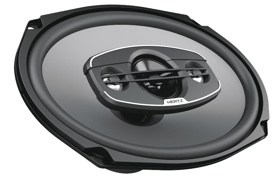 Hertz Uno X 690 340W 4 Ohm 2-Way 6x9 Coaxial Speaker Driver & Tweeter System Set