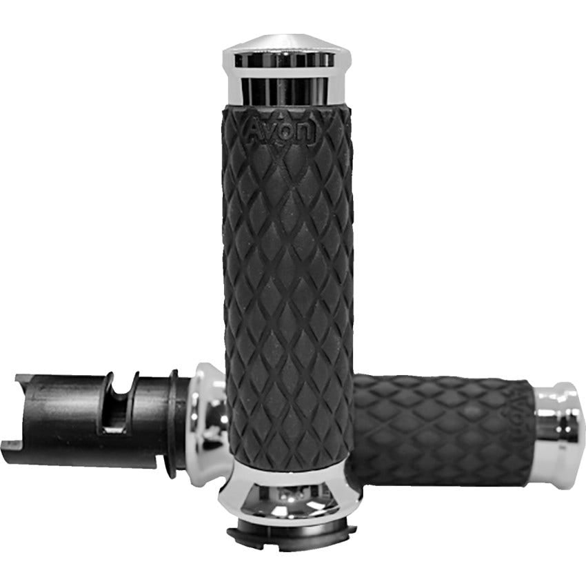 Avon Grips Diamond Contour Grips for Harley Throttle By Wire 23-24 Touring