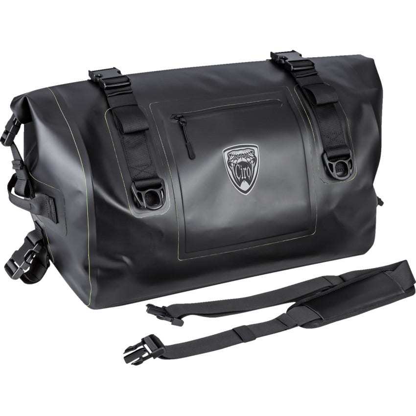 Ciro Dryforce Waterproof Luggage 40 Liter Rack Bag for Harley Universal Fit