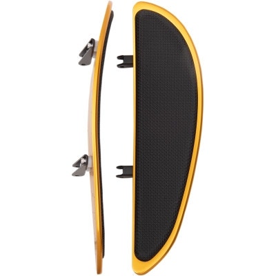 CycleSmiths Banana Boards Gold 19" Front Floorboards Harley Softail 18-Up