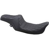 Drag Specialties Vinyl Predator 3 Seat for Harley 99-07 FLT/FLH