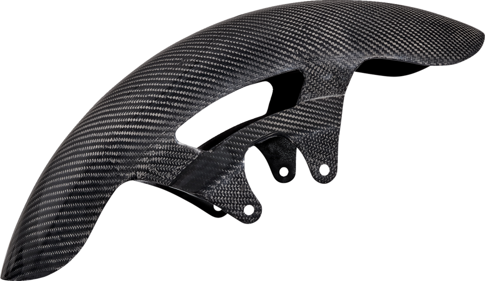 Arlen Ness Black Café Carbon Fiber 19" Front Fender 4 Harley 23-26 Touring