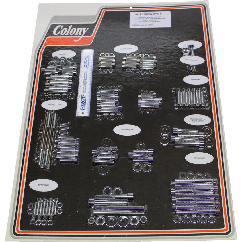 Colony Engine Bolt Kit 4 Harley 09-16 Touring Models