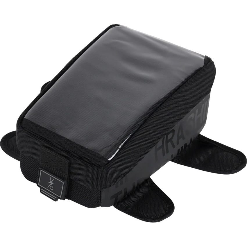 Thrashin Black Magnetic 3.5 Liter Capacity Tank Bag 4 Harley TSB-0017