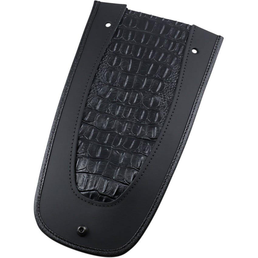 Drag Fender Skin W/Embossed Faux Gator Leather Center for Harley 99-21 Touring