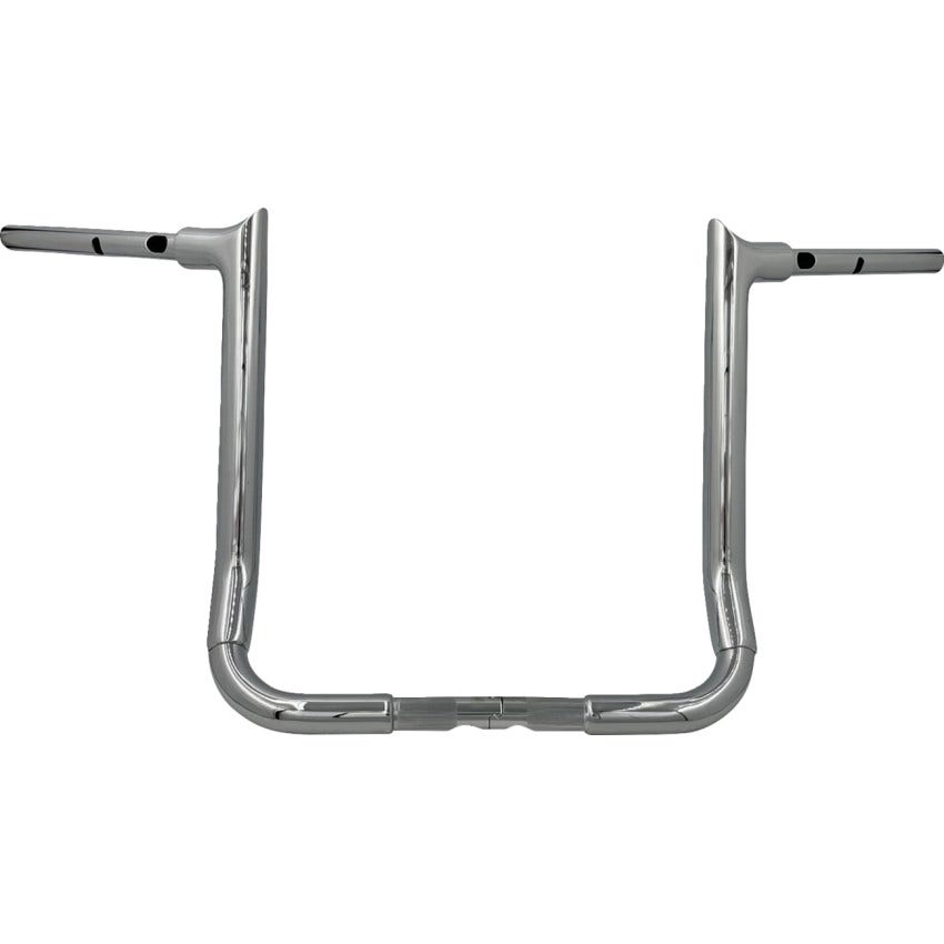 FBI Inc Chrome 1-1/2" EZ Install Pointed Top 16" Handlebar for 23.5-24 FLHX