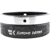 Khrome Werks 4-1/2" Billet Cut Tip Exhaust End Cap Harley 200880P