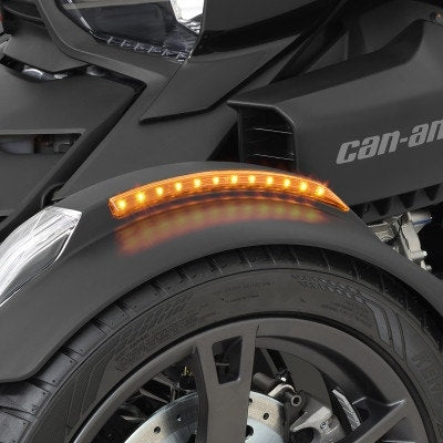 Show Chrome 41-187 Front Fender Amber LED Light Kit Can-Am Ryker ACE 19-Up