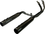 Khrome Werks Dominator Crossover Header Exhaust 4-1/2" Muffler for M8 Harley