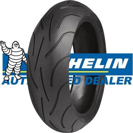 Michelin 95696 Pilot Power 2CT Motorcycle Performance Rear Tire 180/55ZR17