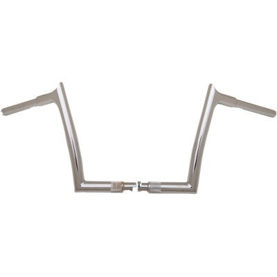 Fat Baggers Chrome 10" EZ Install Pointed Handlebar Package Harley FLS 08-Up
