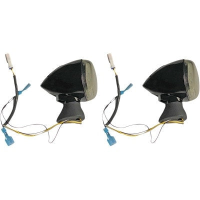 Custom Dynamics ProBEAM Dynamic Ringz Front LED Turn Signals Black Scout 15-20