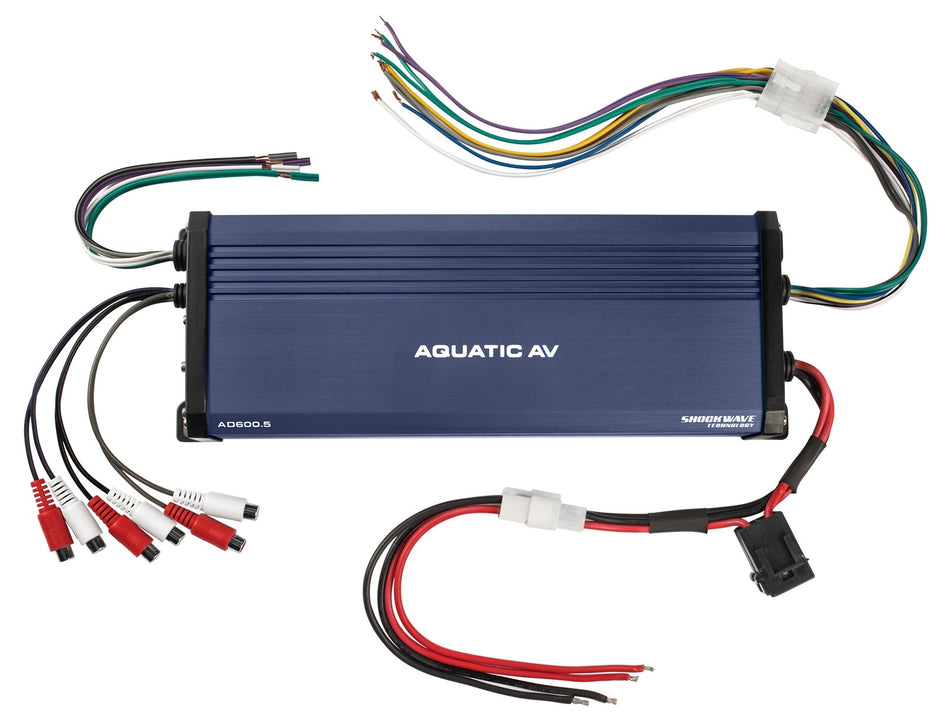 Aquatic AV AD600.5 3 to 5 Channel Amplifier 600w Class D