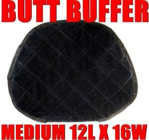 Butt Buffer Seat Pad for Harley or Metric Motorcycles Size Medium 12X16