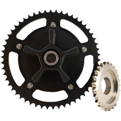 Trask TM-2903 Sprocket Conversion Kit 530 51T Cush Drive Harley FL Touring 09-Up