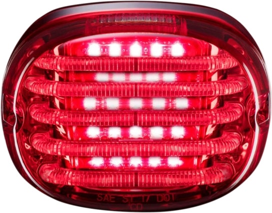 Custom Dynamics PB-TL-SBW-R Red ProBeam LED Squareback Brake Taillight 99-19 FLHT