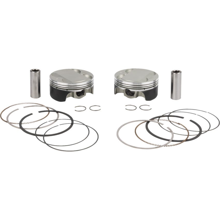 Wossner 114" CID 4.500" Stroke CVO Piston Kit for Harley 17-24 M-Eight Models