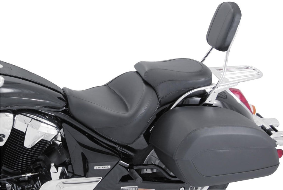 Mustang 76521 Vintage Wide Touring Two Piece Seat 04-09 11-17 Honda 750C Aero