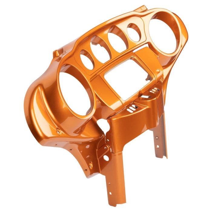 Hogworkz Amber Whiskey Front Inner Speedometer Cowl Fairing Harley Touring 14-23
