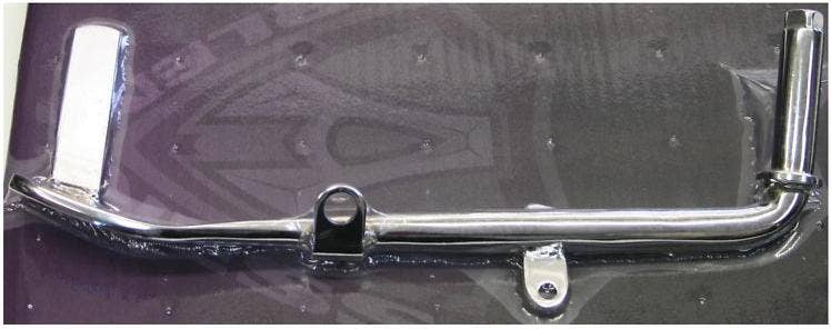 Arlen Ness Chrome 1" Lowered 8.5" Kickstand for Harley 07-15 Touring Models