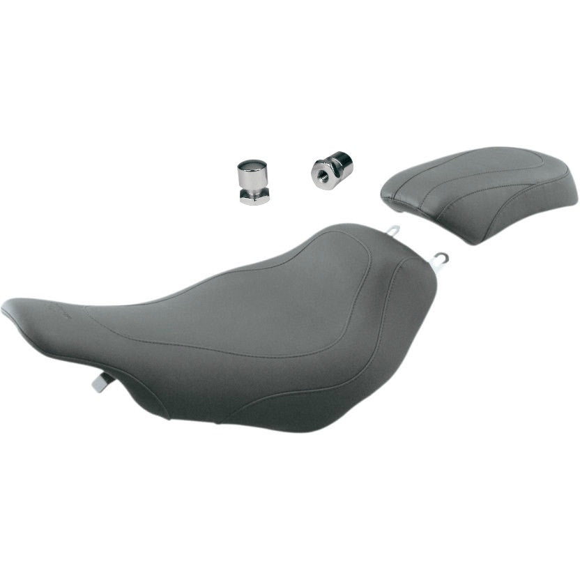 Mustang 76350 / 76351 / 78032 Standard Tripper Smooth Front & Rear Seat 97-07 Harley FLHR & FLHX