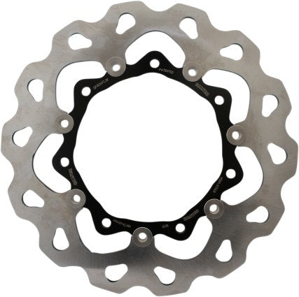 Galfer DF834FLW Front Brake Rotor Full Floating Agitator 09-16 Harley Touring