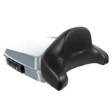 Hogworkz Chopped Tour Pack Full Backrest Black Hardware for Harley FLH '97-'24