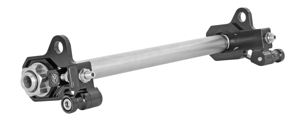 Performance Machine Black Anodized Rear Axle Adjuster Kit Harley Touring 09-Up