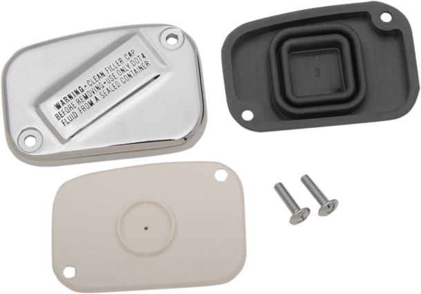 Drag 0611-0105 Chrome Front Brake Master Cylinder Cover 15-17 Harley FLS