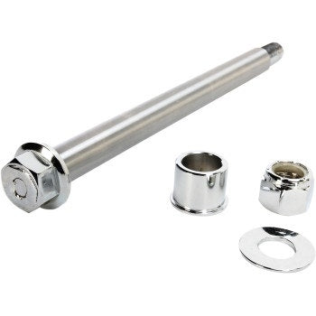 Drag Specialties Chrome Front Axle Kit 00-06 Harley Springer Softail 0214-0951
