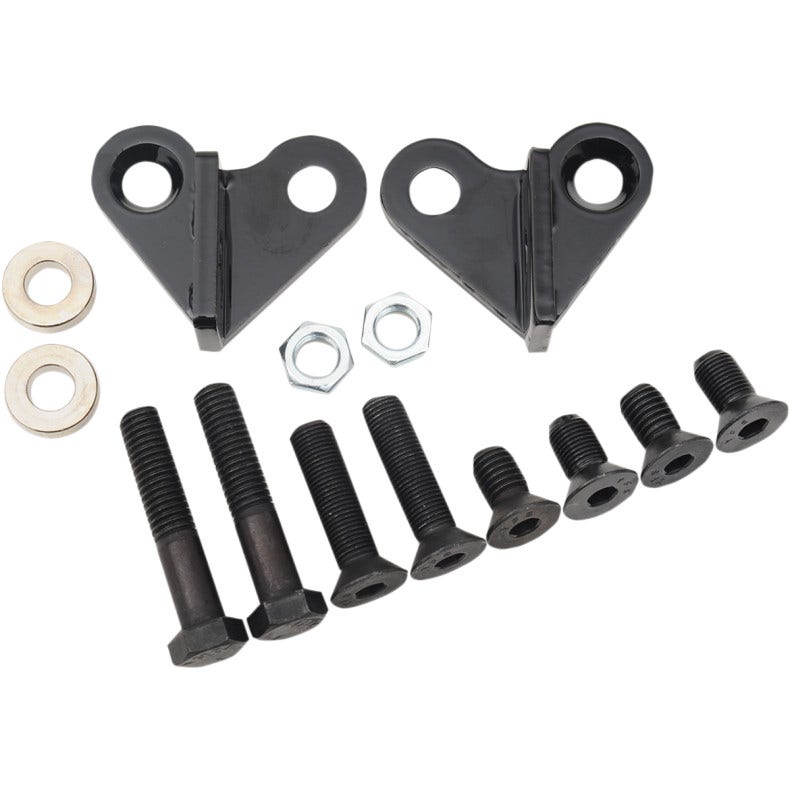 Burly Black Rear Lowering Blocks Kit For Harley Touring Flh Flt 97-01