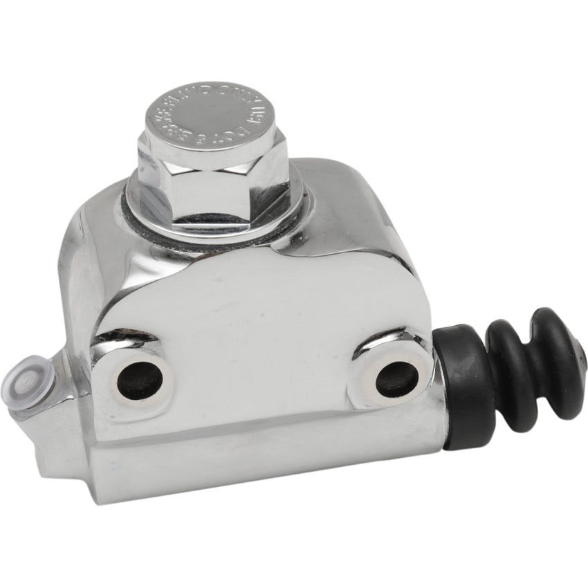 Drag Specialties Chrome Rear Master Cylinder for Harley 1973-1979 Dyna/Softail