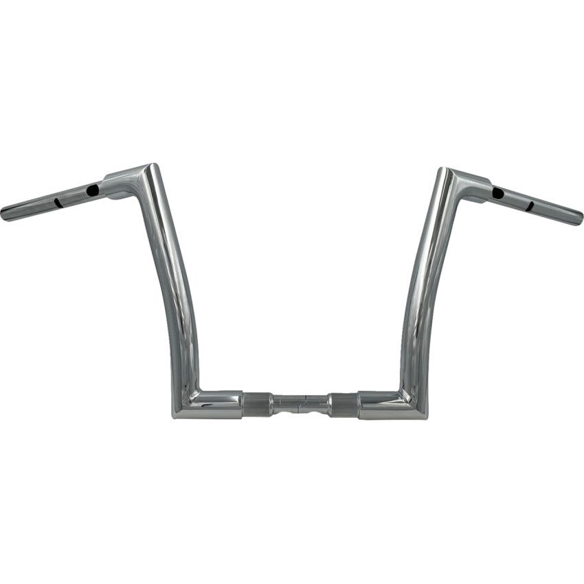 FBI Inc Chrome 1-1/2" EZ Install Flat Top 12" Handlebar for 23.5-Up FLTRX