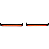 Custom Dynamics Low-Profile LED W/Red Turn Signal Saddlebag Lights 4 Harley