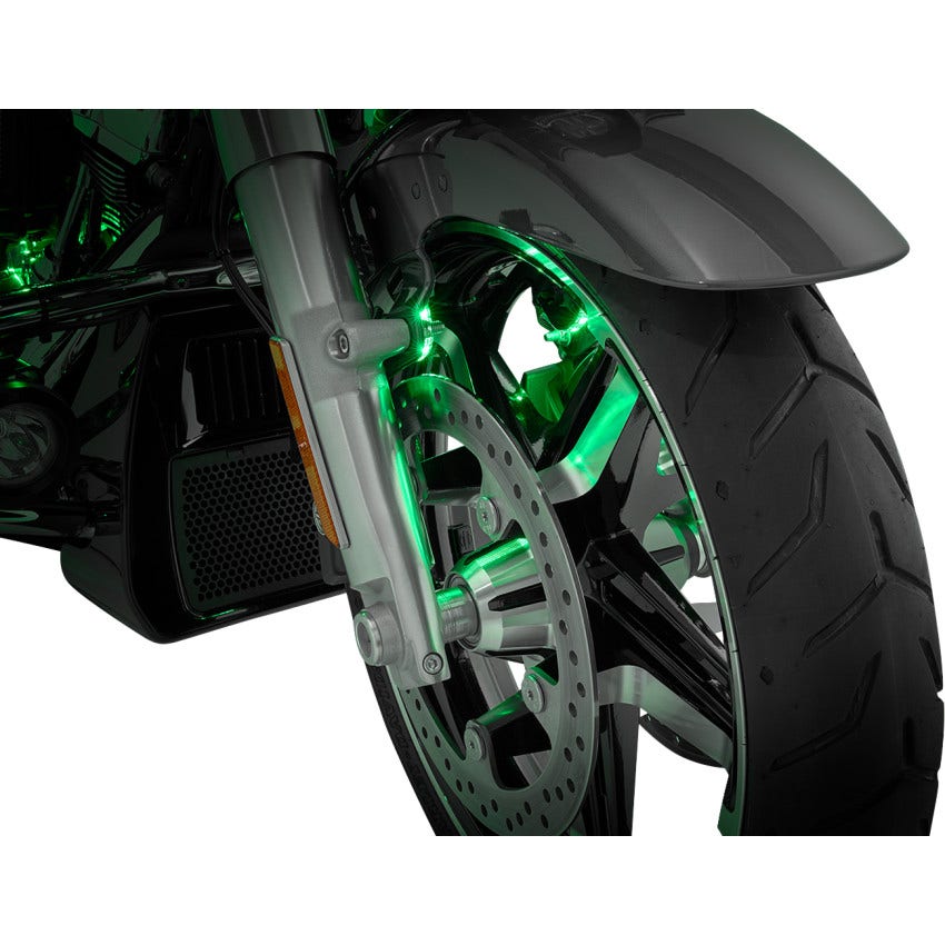 Ciro Shock & Awe 3.0 Fork Mounted Illuminators for Harley 00-24 Touring Models