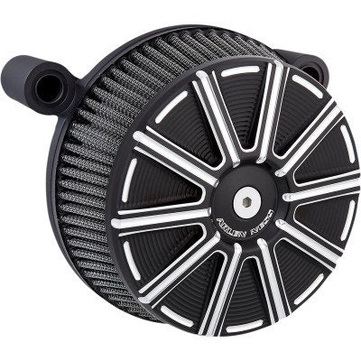 Arlen Ness 50-291 Big Sucker Air Cleaner Stage 1 10-Gauge Black Twin Cam 99-17