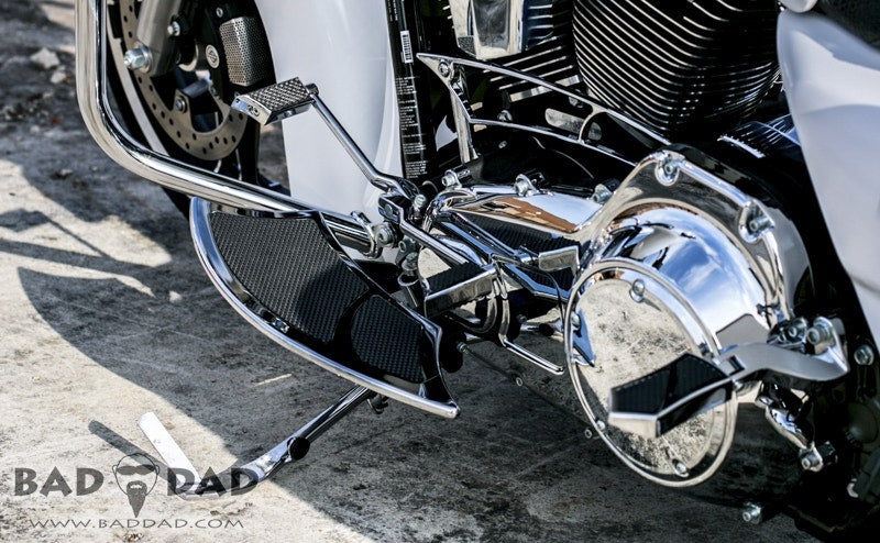Bad Dad Chrome 900 Series Rear Passenger Pegs FL Touring Softail 97-19 81016-2