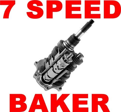 Baker DD7 Direct Black Door Transmission Repl Gear Set Harley 7 Speed FLH ST FXD