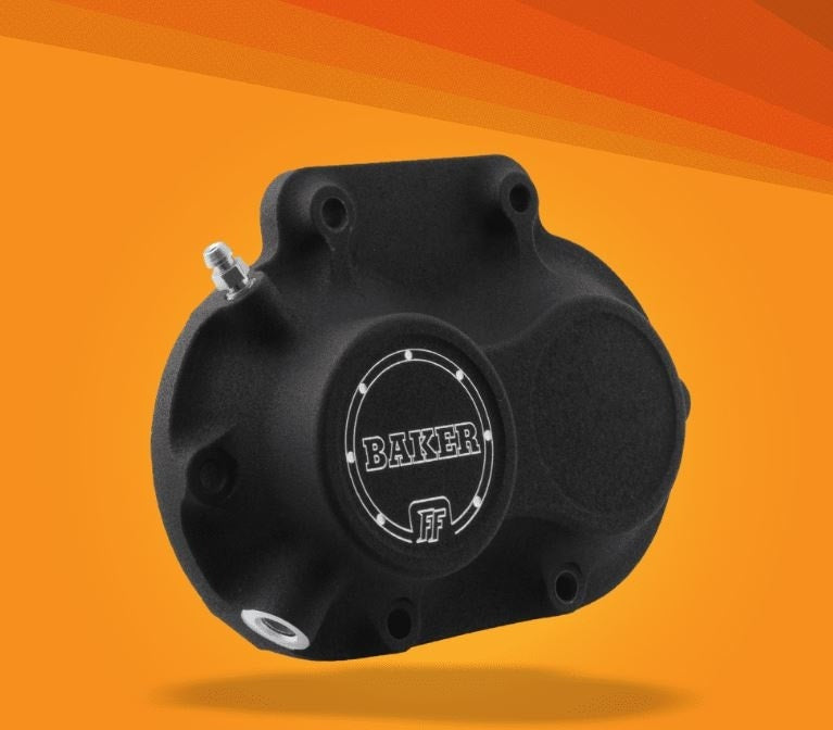 Baker Drivetrain DD7-10603-A Hog Black Hydraulic Side Cover 07-17 Harley 6-Speed