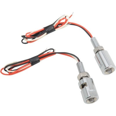 Kuryakyn 9398 LED License Plate Light w/ Red Accent Light Universal 12v