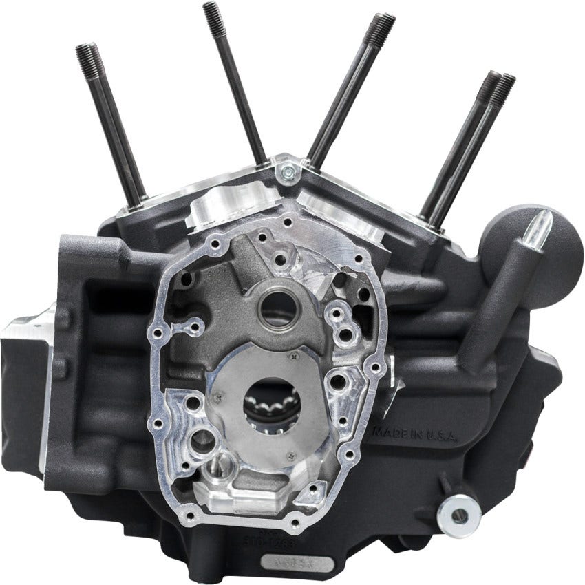 S&S MK Series Crankcase Assembly for M-Eight Harley 18-24 Softail Models
