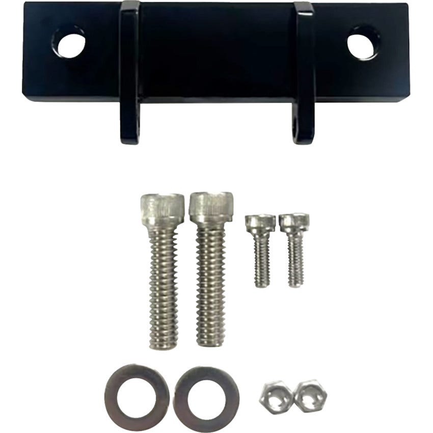 Custom Dynamics Textured Satin Black Light Bar Mount Harley 20-24 FXLRS