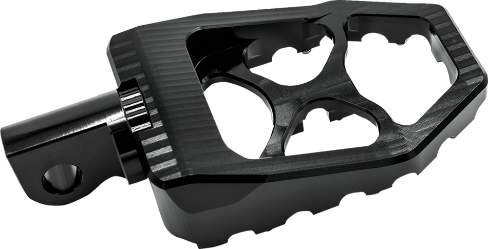 Burly Brand MX Evolution Black Male Mount Footpegs 4 Harley