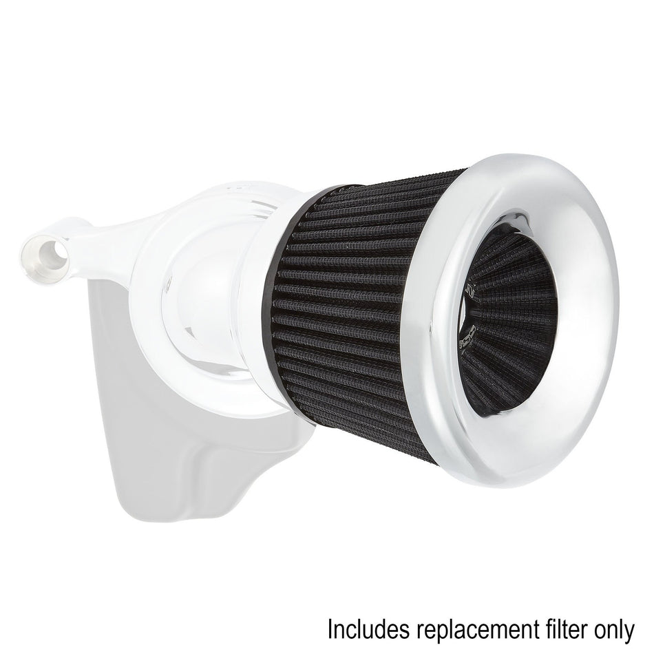 Arlen Ness 81-209 Chrome Velocity 65 Replacement Filter Cleaner Kit