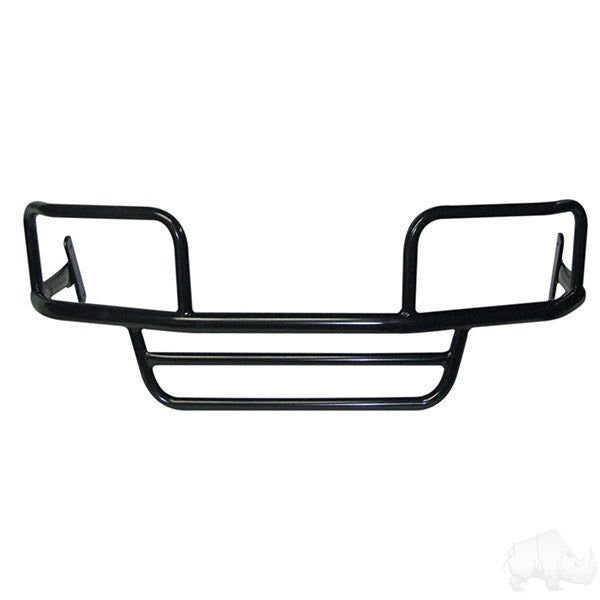 RHOX Golf Cart Front Brush Guard Black Powder Coat Steel for E-Z-Go ST350 96+