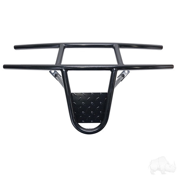 RHOX Golf Cart Front Brush Guard Black Powder Coat Steel for E-Z-Go RXV 16+